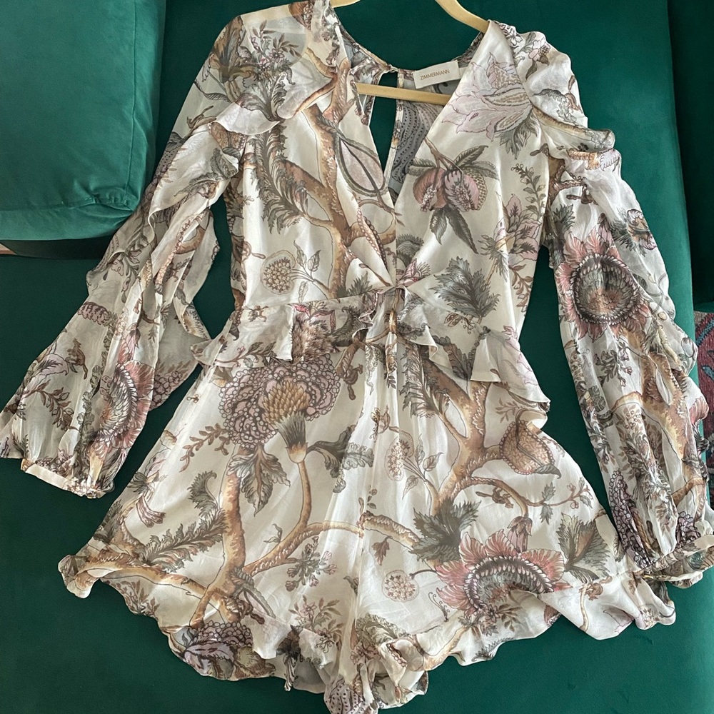Zimmerman silk jumpsuit in new condition size 1